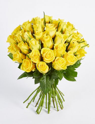 Купить 45 желтых роз с доставкой по Набережным Челнам